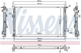 Nissens 606537 - RADIA FORD TRANSIT 2.0 TDCI (13-)