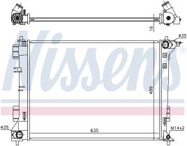 Nissens 606603 - RADIA HYUNDAI TUCSON (TL) KIA SPORTAGE (QL) (5/15>)