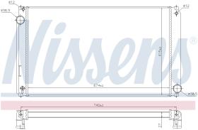 Nissens 606635 - RADIA TOTOTA RAV 4/LEXUS NX300 2.5 HYBRID (7/14-)