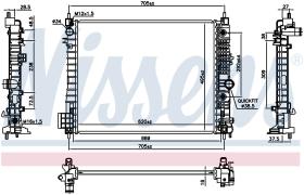 Nissens 606660 - RADIA OPEL MOKKA 1.6CDTI (13-) M/A