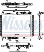 Nissens 606662 - RADIA FORD FIESTA (17>) TRANSIT COURIER (14>) ECOSPORT (12>)