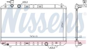 Nissens 606666 - RADIADOR LIFAN X60(11-)1.8