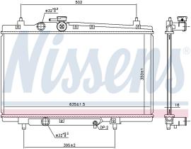 Nissens 606668 - RADIADOR GEELY MK(05-)1.5