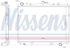 Nissens 606670 - RADIADOR GREAT WALL HOVER H5(10-)2.