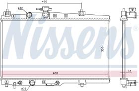 Nissens 606689 - RADIADOR GEELY MK(05-)1.6