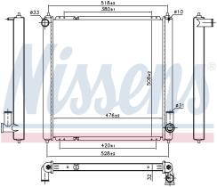 Nissens 606690 - RADIADOR LTI TX 2.5 TD