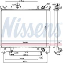 Nissens 606692 - RADIADOR SUZUKI VITARA(ET.TA)(88-)2