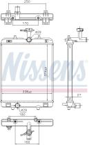 Nissens 606697 - RADIADOR CITROEN C1 II(14-)1.0 VTI