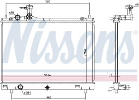 Nissens 606700 - RADIADOR SUZUKI SWIFT V(AZ)(17-)1.2