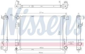 Nissens 606731 - RADIADOR KIA STONIC(YB)(17-)1.6 CRD