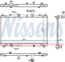 Nissens 606736 - RADIADOR SUZUKI VITARA(LY)(15-)1.6