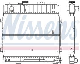 Nissens 60674 - RADIADOR BMW 3 E30(82-)318 I