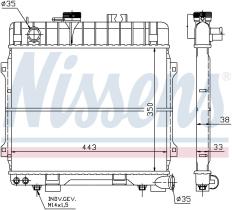 Nissens 60683 - RADIADOR BMW 3 E30(82-)318 I