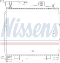 Nissens 60701 - RADIADOR BMW 3 E30(82-)325 I