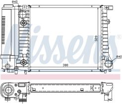 Nissens 60731A - RADIADOR BMW 3 E30(82-)318 I