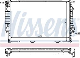 Nissens 60747A - RADIADOR BMW 8 E31(90-)850 CI