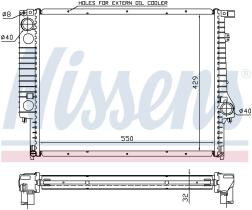 Nissens 60759A - RADIADOR BMW 3 E36(90-)325 I