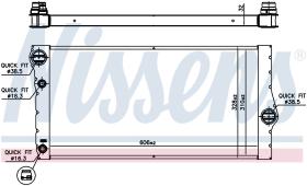 Nissens 60769 - RADIA BMW S5 F10/F11/F18 520D-535D (10>) S7 F01/F02/F03/F04