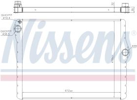 Nissens 60777 - RADIADOR BMW 5 F10-F11-F18(10-)528