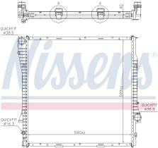 Nissens 60787A - RADIADOR BMW X5 E53(00-)X5 3.0D