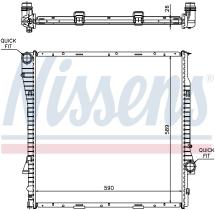 Nissens 60789A - RADIA BMW X5 E53 3.0I/3.0D MAN. (05-00>)