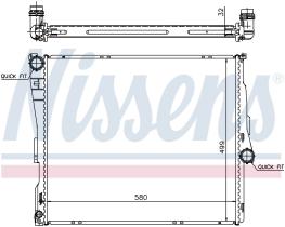 Nissens 60803A - RADIA BMW X3 E83 2.0D/3.0D/2.0/2.5/3.0I MAN/AUT (01/04>)