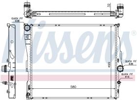 Nissens 60807 - RADIADOR BMW X3 E83(04-)X3 2.5SI