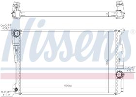 Nissens 60809 - RADIA BMW X3 (F25 / X4 (F26) 1.8/2.0/3.0D (11-)