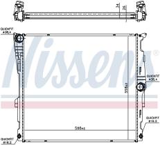 Nissens 60811 - RADIADOR BMW X3 F25(10-)X3 28IX