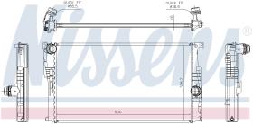 Nissens 60814 - RADIA BMW S1 F21/F22 (11>) S2 F22/F23 (12>) S3 F30/F31/F35