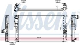 Nissens 60815 - RADIA BMW S1 F20/F21 S2 F22/F87 S3 F30/F80 S4 F32/F82 AUT.