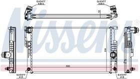 Nissens 60817 - RADIADOR BMW 1 F20-F21 (11-)125 I