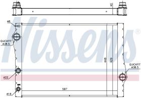 Nissens 60823 - RADIA BMW X5 E70 3.0D/4.0D/3.5I/4.0I (2/07>) X6 E71/E72