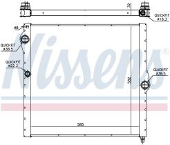 Nissens 60826 - RADIADOR BMW X5 E70(07-)X5M