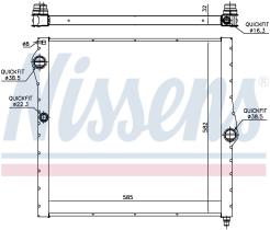 Nissens 60826 - RADIADOR BMW X5 E70(07-)X5M