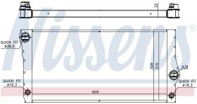 Nissens 60828 - RADIADOR BMW 5 GT F07(09-)535 IX