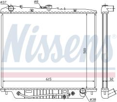 Nissens 60852 - RADIA OPEL MONTEREY 3.1TD/ISUZU TROOPER (91>) AUT.