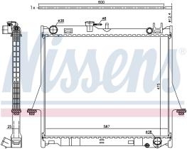 Nissens 60856 - RADIADOR ISUZU D-MAX(02-)3.0 DITD