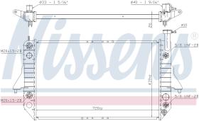 Nissens 60909 - RADIADOR CHEVROLET ASTRO II(95-)4.3