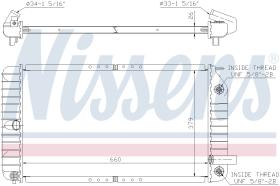 Nissens 609191 - RADIADOR BUICK SKYLARK(92-)3.3