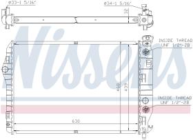 Nissens 60922 - RADIADOR CHEVROLET CAMARO IV(93-)5.