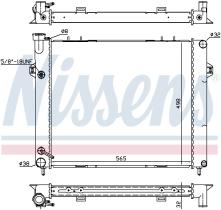 Nissens 609891 - RADIA JEEP GRAND CHEROKEE 4.0I (91>98)