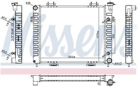 Nissens 609901 - RADIA JEEP GRAND CHEROKEE 5.2I/5.9I (92>99)