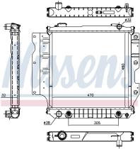 Nissens 60993 - RADIA JEEP WRANGLER 2.5I/4.0I (87>) M/A