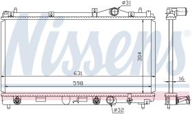 Nissens 609941 - RADIA CHRYSLER NEON I 1.8/2.0 M/A (95>99)