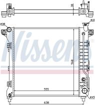 Nissens 60998 - RADIADOR DODGE SUNDANCE(97-)4.7