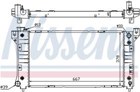 Nissens 60999A - RADIA CHRYSLER VOYAGER II 2.0I/2.4I/3.3I/3.8I (95>01)