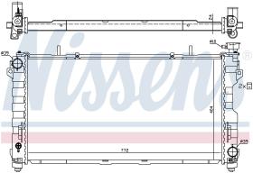 Nissens 61005 - RADIA CHRYSLER VOYAGER IV 3.3I (4/01>) AUT.