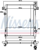 Nissens 61035 - RADIADOR JEEP LIBERTY(KK)(08-)3.7 I