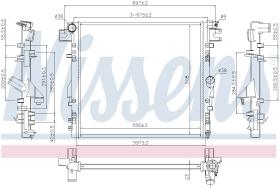 Nissens 61037 - RADIA JEEP WRANGLER 3.6/ 3.8I (06>)